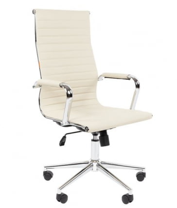 Кресло для руководителя CХАИРМАН 755 экокожа Бежевый / CHAIRMAN_0
