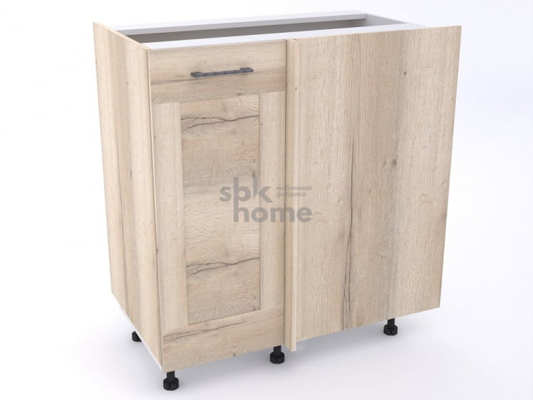 Стол угловой 960 СУ-100 левый , Дублин (900*470*1060) Дуб галифакс белый, 21627_0