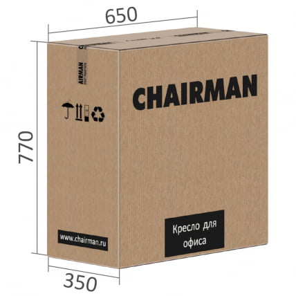 Кресло руководителя CХАИРМАН 585 Черный / CHAIRMAN_5