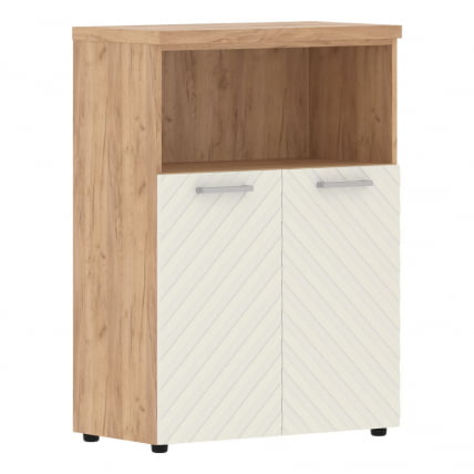 Шкаф с глухими малыми дверьми и топом Торр ЛУКС ТЛМC 85.3 Дуб Бофорд Латте / Torr LUX TLMC_0