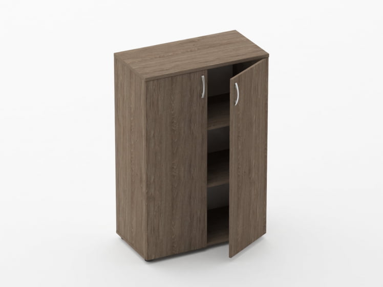 Шкаф средний закрытый Глассй 6.12.131 Дуб Верцаска / Glassy_1