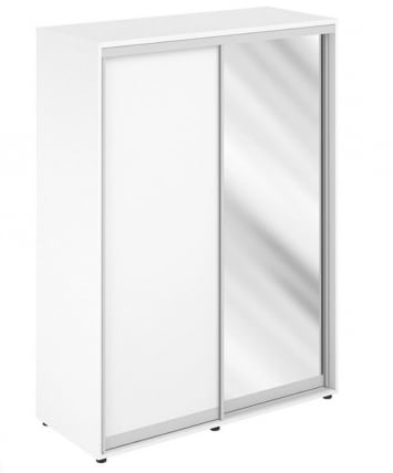 Шкаф-купе высокий с одним зеркалом Сигма СГ.717.ОЛ.ОЛ.АЛ Дуб светлый / Sigma SG.717.OL.OL.AL_0