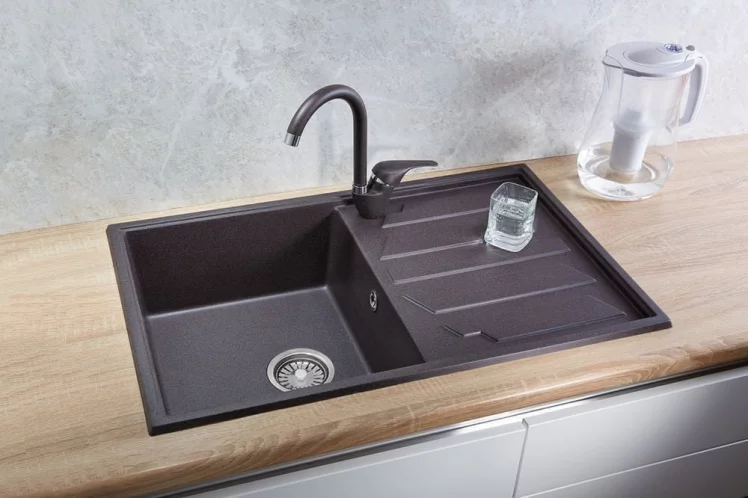 Кухонная мойка ГРАНУЛА 8002 Базальт / GRANULA_1
