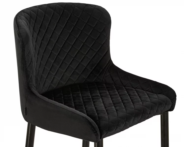 Стул барный ДОБРИН CХРИСТИАН 75 Черный велюр В108-77 / DOBRIN CHRISTIAN V108-77_6