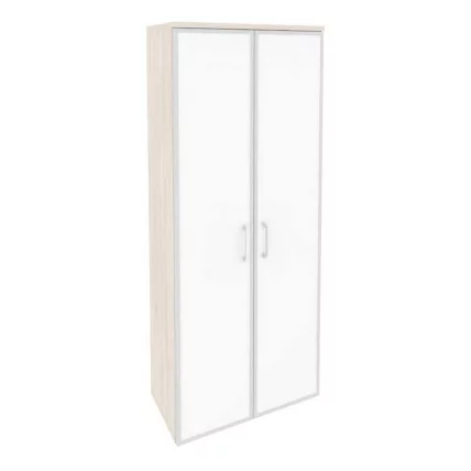 Шкаф высокий широкий ОНИКС О.СТ-1.10Р вхите Денвер Светлый / ONIX O.ST-1.10R white_0