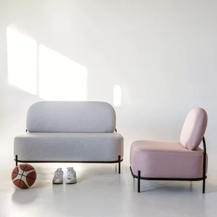 Диван Гаваии 2-х мест Светл серый / Gawaii_5