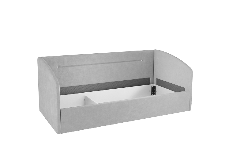 Кровать  0.9 Альба (Софа) КМ.С-16 пудра (велюр) / КМ.S-16_2