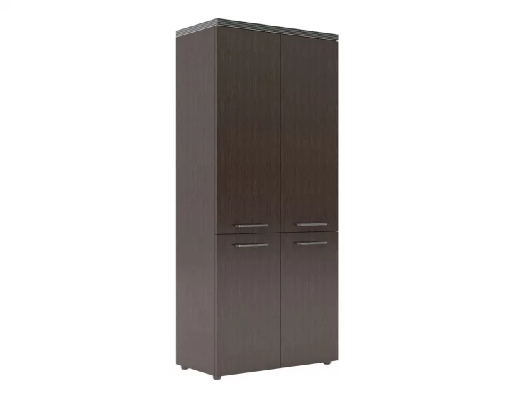 Шкаф с глухими средними и малыми дверьми ТХC 85.3 (Венге Магия) / THC_0