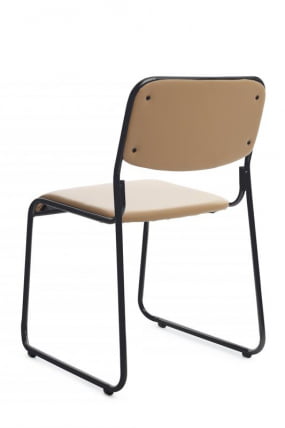 Кресло Никс РCХ ОМКЛ-02Б Бежевый/Металл Черный / Nix RCH OMKL-02B_4