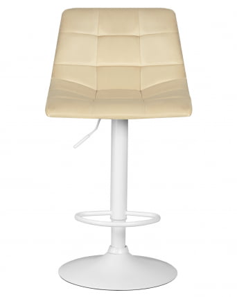 Стул барный ДОБРИН ТАИЛОР ВХИТЕ (бежевый велюр (МДЖ9-10)) / DOBRIN TAILOR WHITE (MJ9-10))_5