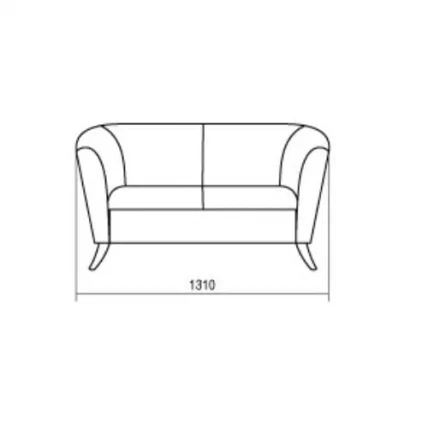 Диван двухместный Карр 2Д Арт-висион 123 / Art-vision_1