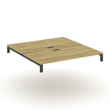 Двойной стол надставка на две опорные тумбы CОНCЕПТ CН.ДСН-008 Дуб Винченцо Антрацит / CONCEPT CN.DSN-008_0