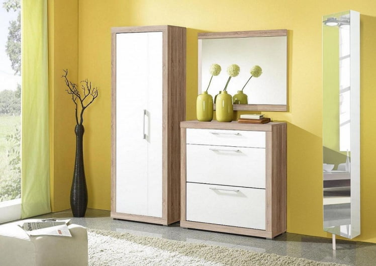 Поворотный зеркальный шкаф Лупо Белый / Lupo_0