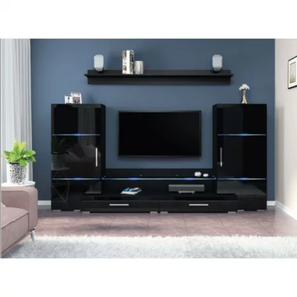 Гостиная Домино Л2800 Черный глянец / L2800_0