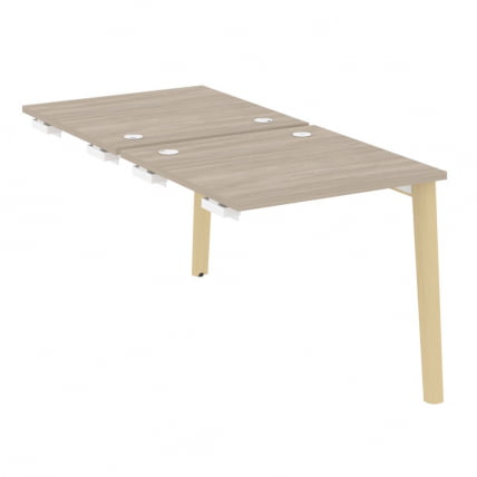 Стол-приставка двойной к опорным элементам ОНИКС ВООД ОВ.Д.СПР-0.8 Дуб Аттик/Светлый / ONIX WOOD OW.D.SPR-0.8_0