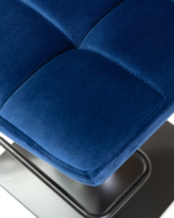 Стул барный ДОБРИН ДОМИНИC Синий велюр МДЖ9-117 / DOBRIN DOMINIC MJ9-117_7