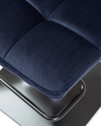 Стул барный ДОБРИН ДОМИНИC Темно-синий велюр МДЖ9-118 / DOBRIN DOMINIC MJ9-118_7