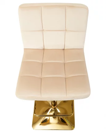 Стул барный ДОБРИН ГОЛДИЕ Бежевый велюр МДЖ9-10 / DOBRIN GOLDIE MJ9-10_6