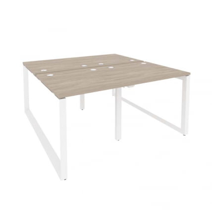 Рабочая станция на О-образном м/к ОНИКС О.МО-Д.РС-4.0.8 Дуб Аттик/Белый / ONIX O.MO-D.RS-4.0.8_0