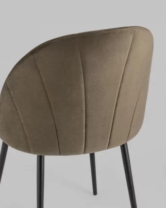 Стул для кухни Логан НЕВ велюр Коричневый / NEW_6