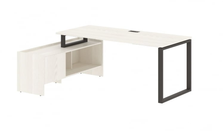 Стол с тумбой ЕДИС ЕКCТ 19814 Ясень Траун Мокко / EDIS EQCT_0