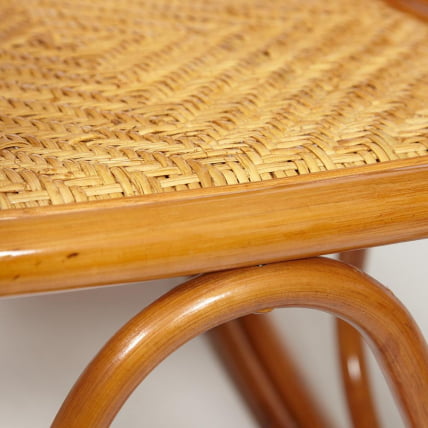 Кресло-качалка МИЛАНО (разборная) / без подушки / ротанг топ куалитй, 58кс136кс103 см, Когнаc (коньяк) / MILANO top quality, 58x136x103 Cognac_12