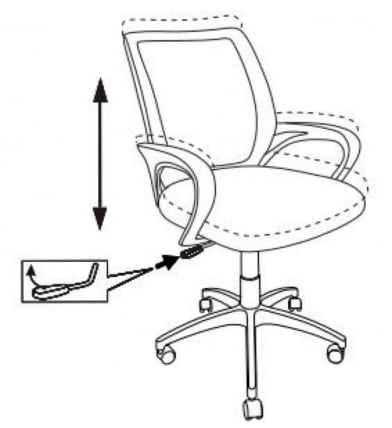 Кресло офисное Бюрократ CХ-695НЛТ Красный / CH-695NLT_5