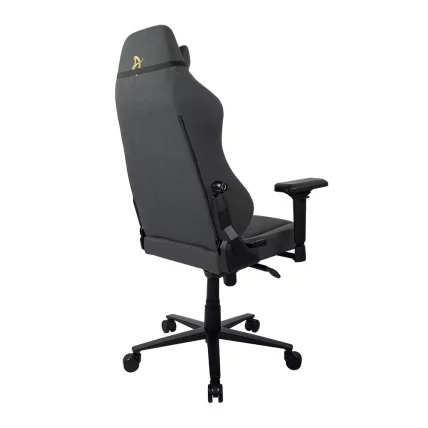 Геймерское кресло Ароззи Примо Вовен Фабриc Блаcк Голд лого / Arozzi Primo Woven Fabric Black Gold logo_4