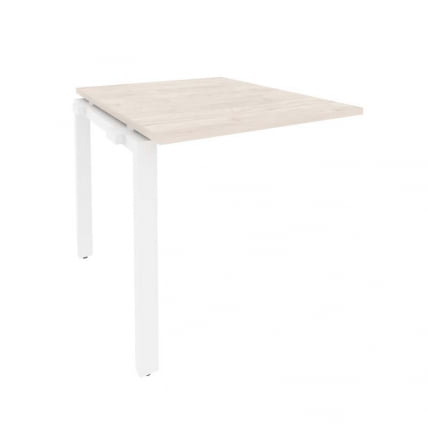 Проходной наборный элемент переговорного стола ОНИКС О.МП-НПРГ-0 Денвер Светлый/Белый / ONIX O.MP-NPRG-0_0