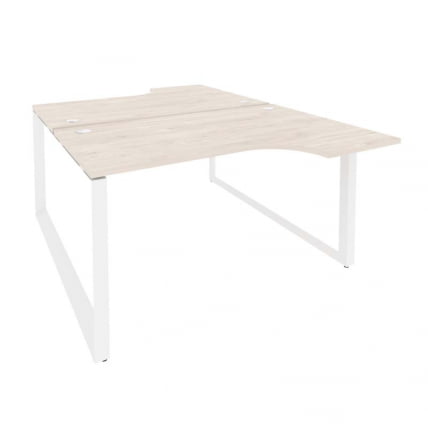 Рабочая станция на О-образном м/к ОНИКС О.МО-Д.СА-2 Денвер Светлый/Белый / ONIX O.MO-D.SA-2_0