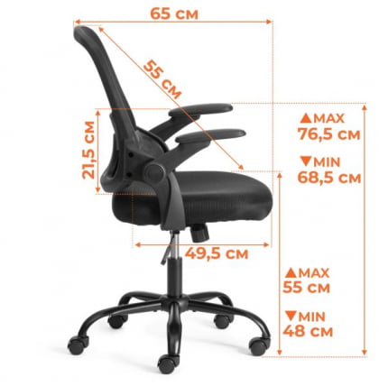 Кресло ДЖокер ткань, черный / Joker_18