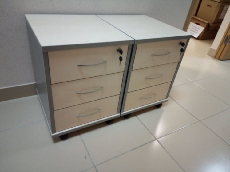 Тумба подкатная ИМАГО ТМ-3.А Клен Металлик / IMAGO_8