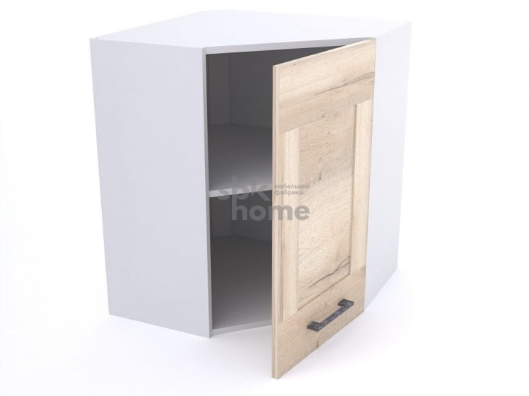 Шкаф угловой ШУ-60, Дублин (600*600*720) Дуб галифакс белый, 21650_1