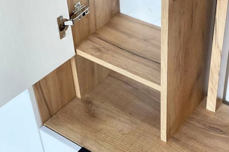 Прихожая Бери МПР-021 Дуб крафт золотой/белое дерево / MPR-021_10