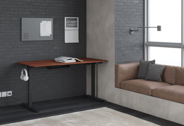 Стол подъемный электрический КСТЕН-УП АТ-002 002 Дуб Темный/черный / XTEN-UP AT-002_1