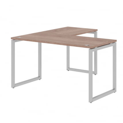 Стол угловой правый КСТЕН-К КСКCТ 1415 Р Дуб Сонома Алюминий / XTEN-Q XQCT R_0
