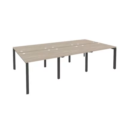 Рабочая станция на П-образном м/к ОНИКС О.МП-Д.РС-6.1.8 Дуб Аттик/Антрацит / ONIX O.MP-D.RS-6.1.8_0