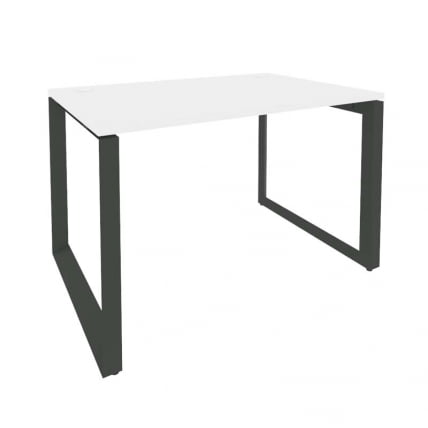 Стол рабочий на О-образном м/к ОНИКС О.МО-СП-2.8 Белый Бриллиант/Антрацит / ONIX O.MO-SP-2.8_0