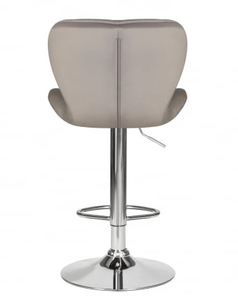 Стул барный ДОБРИН БАРНИ Серый велюр МДЖ9-75 / DOBRIN BARNY MJ9-75_4