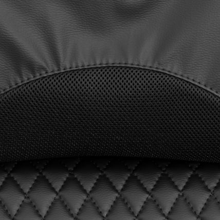 Кресло руководителя Чиеф металБЛ кож/зам/ткань, черный/черный стеганный/черный, 36-6/36-6/ТВ-11 / Chief metalBL 36-6/36-6/TW-11_10