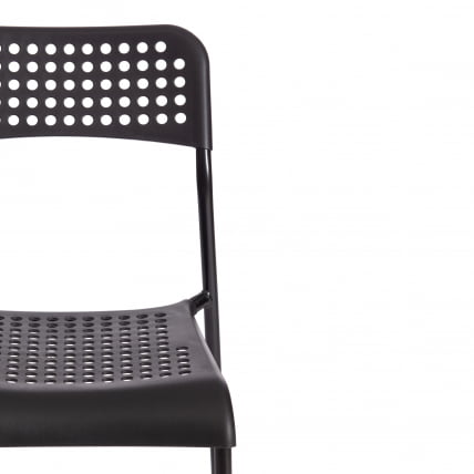 Стул АДДЕ (мод. C-049) металл/пластик, 39 х 49 х 78 см, Блаcк(черный) разборный / ADDE (mod. C-049) Black(черный)_5