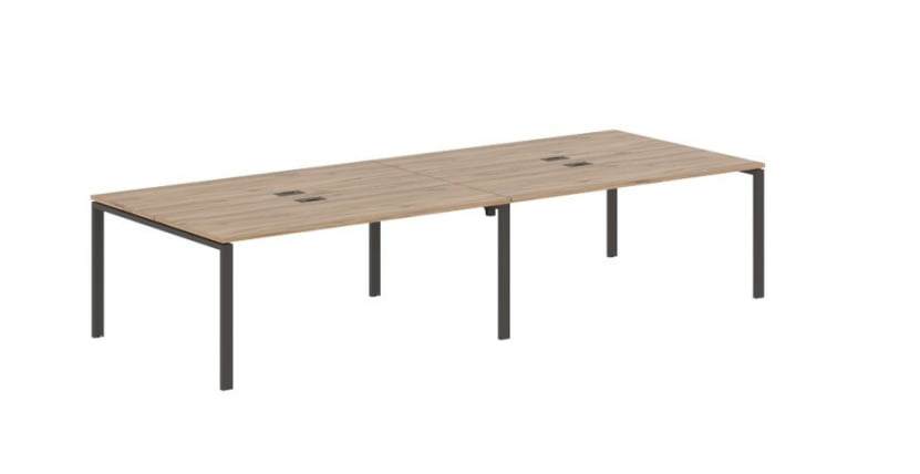 Бенч-система 4-местная ЕДИС ЕУВСТ 3513 Дуб Денвер светлый Мокко / EDIS EUWST_0