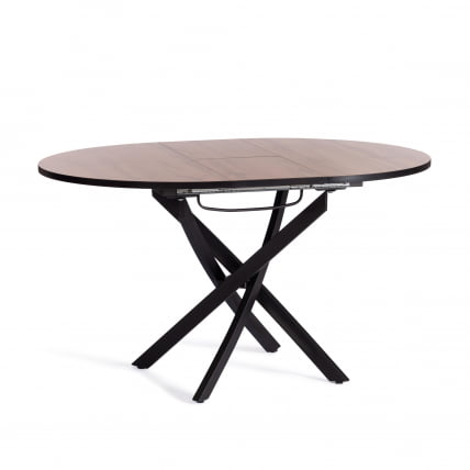 Стол МАНЗАНА ЛДСП/ХПЛ/металл, 100 х 100+30 х 75 см, Дуб Вотан/черный / MANZANA ЛДСП/HPL/металл,_5