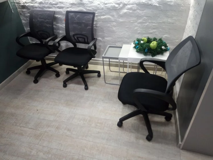 Кресло оператора CХАИРМАН 696 Черный пластик (блаcк) серый / CHAIRMAN (black)_8