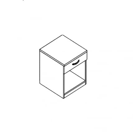 Тумба Проспект Гм.ТП-2 бук светлый_0