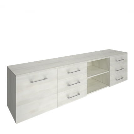 Тумба модульная четырехсекционная ЙАЛТА ЛТ-ТС 4.1Л Снежная Платина / YALTA LT-TS 4.1L_0