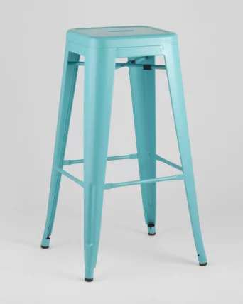Стул барный Толикс Голубой матовый / Tolix_1