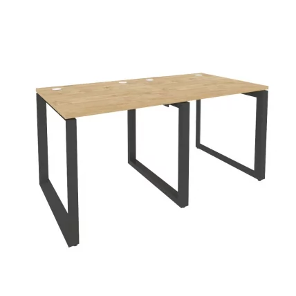 Рабочая станция на О-образном м/к ОНИКС О.МО-РС-2.0.8 Тиквуд Светлый/Антрацит / ONIX O.MO-RS-2.0.8_0