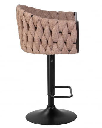 Стул барный ДОБРИН ЛЕОН Коричневая ткань ЛАР 275-3 / DOBRIN LEON LAR_2