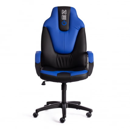 Кресло НЕО 2 (22) экокожа Черный/синий 36-6/36-39 / NEO_4